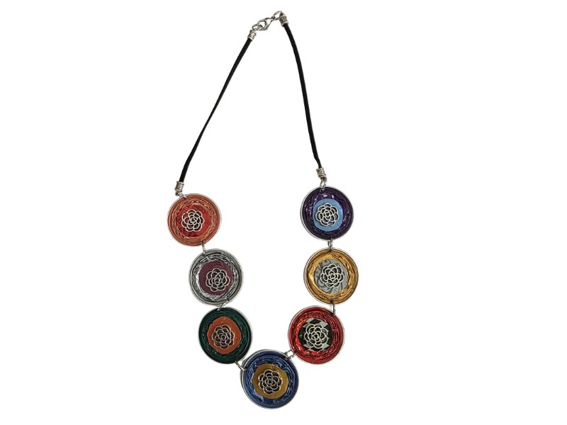 7 Pod Multi Colour Necklace